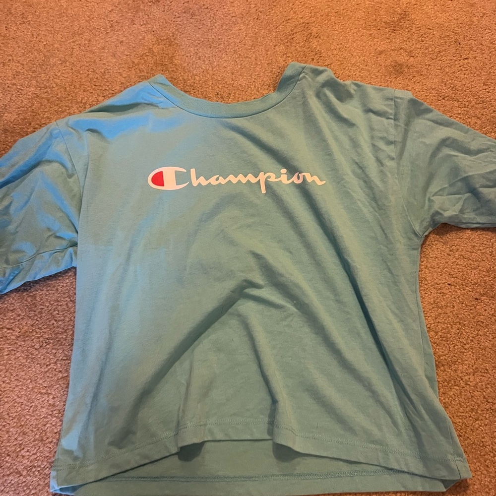 Champion Light Blue Short Sleeve Tee